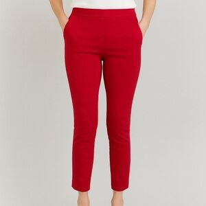 Gap red pants with crop flare